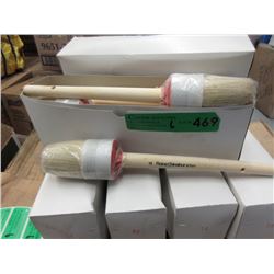 6 Boxes of New #14 Round Bristle Brushes