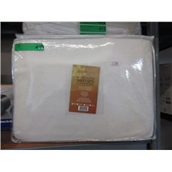 New Twin Size Micro Fleece Sheet Set - White