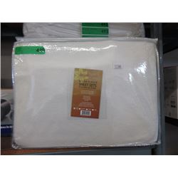 New Twin Size Micro Fleece Sheet Set - White
