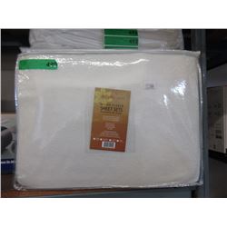 New Twin Size Micro Fleece Sheet Set - White