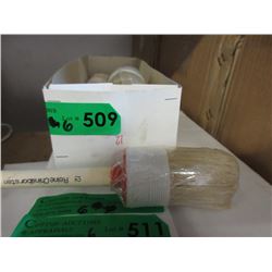 6 Boxes of #12 Round Bristle Brushes