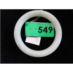 Green Jade Bangle Bracelet - 11mm thick