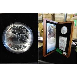 2005 Canada .9999 Silver Coin & Stamp Set