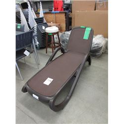 New Adjustable Nardi Alfa Lounger - Brown