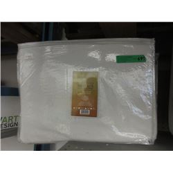 New Twin Size Micro Fleece Sheet Set - White