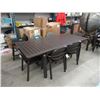 Image 1 : New Nardi Palma Patio Table with 6 Chairs & Leaf
