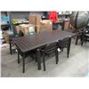Image 1 : New Nardi Palma Patio Table with 6 Chairs & Leaf