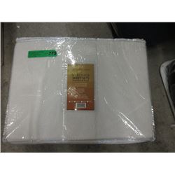 New Twin Size Micro Fleece Sheet Set - White