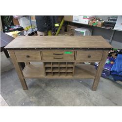 New Home Elegance Side Board with Nail Head Detail