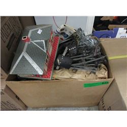 Large Box of O Scale Train Track & Station
