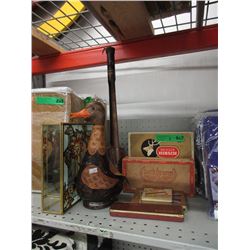 Leather Decanter, Cigar Boxes & More