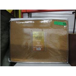 New Twin Size Micro Fleece Sheet Set - Brown