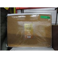 New Twin Size Micro Fleece Sheet Set - Brown