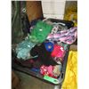 Image 1 : Large Tote of New Toques, Scarves & Clothing