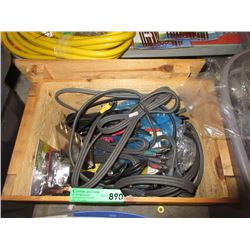 Wood Box of Audio Cables