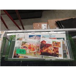 11 Disney Collectors Stamps - All with COA