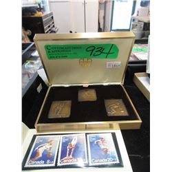 1976 Ltd. Edition Bronze Stamp Sculptures & Stamps