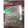Image 1 : 3 Canadian $1 Bills - 1937, 1954, and 1967