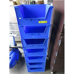 7 Stacking Nestier Storage Bins