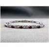 Image 1 : Garnet & Diamond Tennis Bracelet