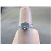 Image 1 : Blue Topaz & Diamond Solitaire Ring