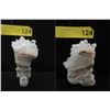 Image 1 : Hand Carved Clear & Colour Quartz 3D Skull