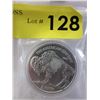 Image 1 : 1 Oz. .999 Fine Silver Buffalo Zombiebuck Round