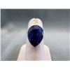 Image 1 : Custom Made Blue Sapphire Solitaire Ring