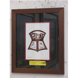 Richard Shorty Framed Print "Copper Design"