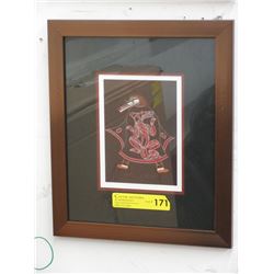Richard Shorty Framed Print "Wolf Dancer"