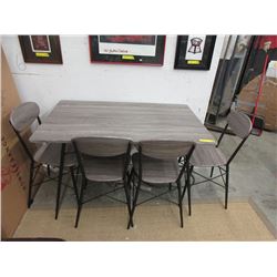 New Condo Size Home Elegance Table w/ 4 Chairs