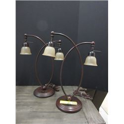 2 New Levico Prima 17" Table Lamps