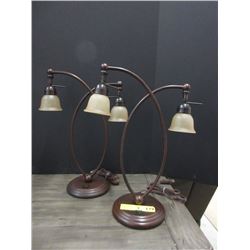 2 New Levico Prima 17" Table Lamps