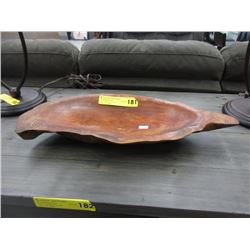 Hand Carved Wood Bowl