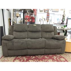 New Microfiber Manual Reclining Sofa