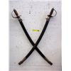 Image 1 : 2 Replica Sabers with Sheaths