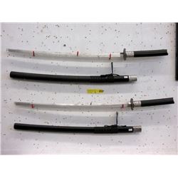 Two 37" Samurai Swords with Sheaths