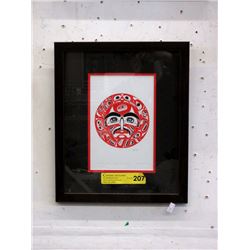 Richard Shorty Framed Print "Man Eagle Bear"