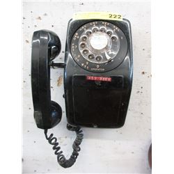 Vintage Wall Dial Telephone