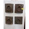 Image 1 : Four Cast Metal Chain Anchors