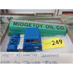 1950s Midge Toy Die-Cast Enco Oil Tanker Truck