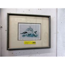 Framed Sue Coleman Print "The Orca"