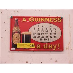 Metal Guinness Beer Sign