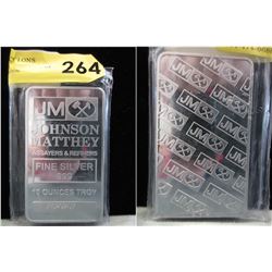 10 Oz. Johnson Matthey .999 Silver Bar