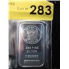 Image 1 : 1 Oz. Sunshine Minting .999 Silver Bar