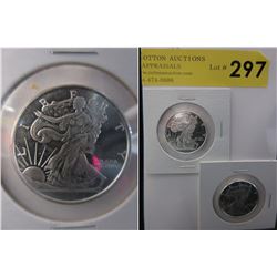 2 x 1/2 Oz. Golden State Mint .999 Silver Rounds