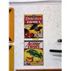 Image 1 : 2 Metal Comic Signs with Vintage Images