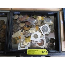 3 Pounds of Assorted Coins, Tokens & Trade Dollars