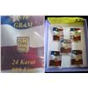 Image 1 : 5 x .10 Gram .999 Fine Gold Wafers