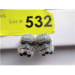 Star Wars Storm Trooper Earrings - 3/4" x 1/2"